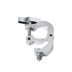 Alternative view of GLOBOSTAR® CLAMPS 51185 Stage Hook Γάντζος Αλουμινίου Ύψηλης Αντοχής για Κρέμαση, Στήριξη & Τοποθέτηση Προϊόντων Stage σε Τράσες Αδιάβροχο IP65 - Νίκελ Βούρτσας - Μ17 x Π12 x Υ3cm