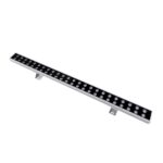 GLOBOSTAR® WASHERMOZA 90163 Μπάρα Φωτισμού Wall Washer LED 48W 4080lm 10-30° DC 24V Αδιάβροχο IP66 Πολύχρωμο RGB Dimmable – Bridgelux SMD Chip – Γκρι Ανθρακί – Μ100 x Π8.5 x Υ4cm – 3 Χρόνια Εγγύηση