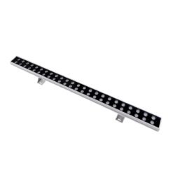 GLOBOSTAR® WASHERMOZA 90163 Μπάρα Φωτισμού Wall Washer LED 48W 4080lm 10-30° DC 24V Αδιάβροχο IP66 Πολύχρωμο RGB Dimmable – Bridgelux SMD Chip – Γκρι Ανθρακί – Μ100 x Π8.5 x Υ4cm – 3 Χρόνια Εγγύηση