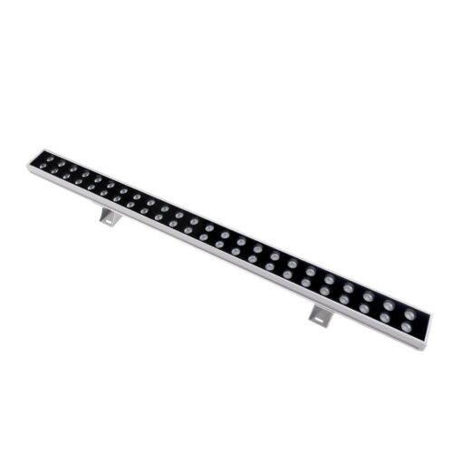 GLOBOSTAR® WASHERMOZA 90163 Μπάρα Φωτισμού Wall Washer LED 48W 4080lm 10-30° DC 24V Αδιάβροχο IP66 Πολύχρωμο RGB Dimmable – Bridgelux SMD Chip – Γκρι Ανθρακί – Μ100 x Π8.5 x Υ4cm – 3 Χρόνια Εγγύηση