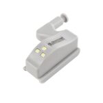 GloboStar® CLOSET 79640 Φωτιστικό Ντουλάπας LED για Μεντεσέ με Διακόπτη On/Off Κουμπωτό με Μπαταρία(Δεν συμπεριλαμβάνεται) – Ψυχρό Λευκό 6000K – Μ7 x Π4 x Υ2.5cm