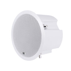 Alternative view of GLOBOSTAR® FDB C800T 98013 Χωνευτό Παθητικό Ηχείο Εγκαταστάσεων με Μετασχηματιστή 100V & 8Ω - 50W RMS (100W Peak) - 1 x 8" Inches LF & 1 x 1" Inches HF - IP20 - Λευκό - Μ28 x Π28 x Υ19.1cm / Q24.5 x 17.7cm - 2 Χρόνια Εγγύηση