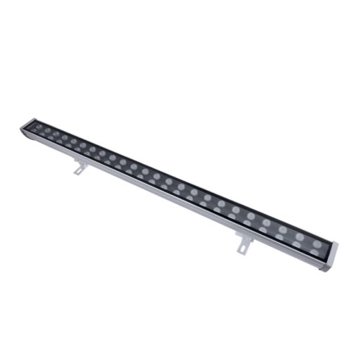 GLOBOSTAR® WASHERMOZA 90158 Μπάρα Φωτισμού Wall Washer LED 48W 5200lm 10-30° DC 24V Αδιάβροχο IP66 Θερμό Λευκό 2700K Dimmable – Bridgelux SMD Chip – Γκρι Ανθρακί – Μ100 x Π8 x Υ12cm – 3 Χρόνια Εγγύηση