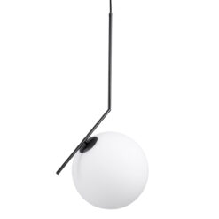 Alternative view of GLOBOSTAR® MONROE 00957 Μοντέρνο Κρεμαστό Φωτιστικό Οροφής με Ντουί 1 x E27 AC 220-240V IP20 - Μαύρο & Λευκό - Μ30 x Π30 x Υ75cm