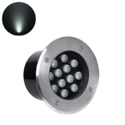 Alternative view of GLOBOSTAR® UNDERGROUNDTINA 90668 Χωνευτό Αρχιτεκτονικο Φωτιστικό Σποτ Δαπέδου LED 12W 1380lm 30° DC 24V Αδιάβροχο IP65 Φυσικό Λευκό 4500K Dimmable - Bridgelux SMD Chip - Ανοξείδωτο Ατσάλι SS304 - Μ16 x Π16 x Υ9cm / Q14cm - 3 Χρόνια Εγγύηση