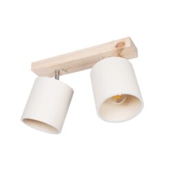 Alternative view of GLOBOSTAR® CUP 203-0059 Vintage Φωτιστικό Οροφής με Ντουί 2 x E27 AC 220-240V IP20 - Λευκό & Μπεζ - Μ42 x Π14 x Υ26cm