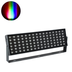 Alternative view of GLOBOSTAR® FLOODZANA 90561 Προβολέας Σποτ Wall Washer LED 200W 16000lm 30° DC 24V Αδιάβροχο IP65 Πολύχρωμο RGBW Dimmable DMX512 - Bridgelux SMD Chip - Γκρι Ανθρακί - Μ70 x Π29 x Υ10cm - 3 Χρόνια Εγγύηση