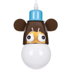 Alternative view of GLOBOSTAR® MONKEY 00640 Παιδικό Κρεμαστό Φωτιστικό Οροφής με Ντουί 1 x E27 AC 220-240V IP20 - Πολύχρωμο - Μ14.5 x Π10.5 x Υ13.5cm