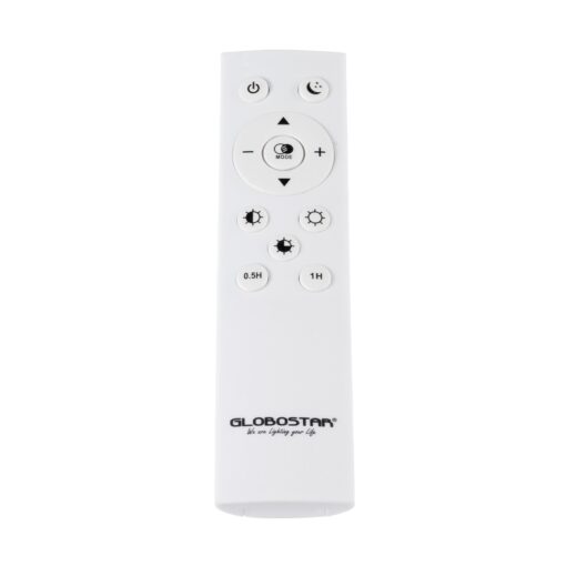 GLOBOSTAR® NEMESIS 61107 Μοντέρνο Φωτιστικό Οροφής LED 67W 7573lm 360° AC 220-240V IP20 Ρυθμιζόμενο Λευκό CCT με Χειριστήριο από 2700K έως 6000K Dimmable – Lumileds SMD Chip – Χρυσό Βούρτσας – Μ84 x Π45 x Υ13cm – 3 Χρόνια Εγγύηση