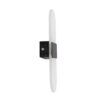 GLOBOSTAR® RARE 61337 Μοντέρνο Φωτιστικό Τοίχου – Απλίκα LED 5W 600lm 180° AC 220-240V IP20 Ρυθμιζόμενο Λευκό CCT με On/Off 2700K/4500K/6000K – Lumileds SMD Chip – Μαύρο Ματ – Μ10 x Π4 x Υ27cm – 3 Χρόνια Εγγύηση