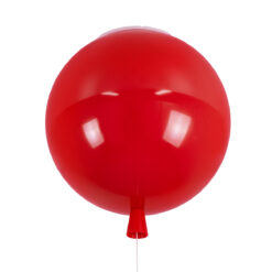 Alternative view of GLOBOSTAR® BALLOON 00652 Παιδικό Φωτιστικό Οροφής με Ντουί 1 x E27 AC 220-240V IP20 - Κόκκινο - Μ30 x Π30 x Υ33cm