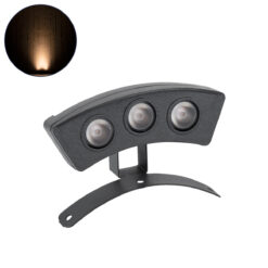 Alternative view of GLOBOSTAR® TREEPLANTE 90514 Κυρτή Μπάρα Φωτισμού Wall Washer για Φυτά - Δέντρα LED 3W 315lm 15° DC 24V Αδιάβροχο IP67 Ultra Θερμό Λευκό 2200K Dimmable - Bridgelux SMD Chip - Γκρι Ανθρακί - Μ11 x Π3 x Υ8.2cm - 3 Χρόνια Εγγύηση