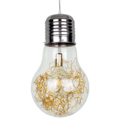 Alternative view of GLOBOSTAR® LAMP 00808 Μοντέρνο Κρεμαστό Φωτιστικό Οροφής με Ντουί 1 x E27 AC 220-240V IP20 - Πολύχρωμο - Μ30 x Π30 x Υ52cm