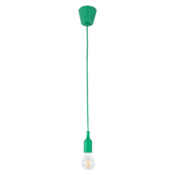 Alternative view of GLOBOSTAR® CABLITO 61556 Μοντέρνο Κρεμαστό Φωτιστικό Οροφής με Ντουί 1 x E27 AC 220-240V IP20 - Πράσινο - Μ4 x Π4 x Υ110cm