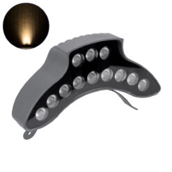 Alternative view of GLOBOSTAR® TREEPINA 90683 Κυρτή Μπάρα Φωτισμού Wall Washer για Φυτά - Δέντρα LED 12W 1320lm 30° DC 24V Αδιάβροχο IP65 Θερμό Λευκό 2700K Dimmable - Bridgelux SMD Chip - Γκρι Ανθρακί - Μ20.5 x Π5.5 x Υ12cm - 3 Χρόνια Εγγύηση