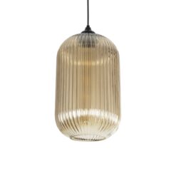 GLOBOSTAR® MELONI 206-0020 Μοντέρνο Κρεμαστό Φωτιστικό Οροφής με Ντουί 1 x E27 AC 220-240V IP20 – Mελί – Μ20 x Π20 x Υ38cm