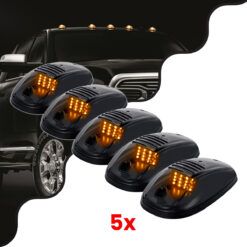 Alternative view of GLOBOSTAR® TRAK 85303 Φώτα Όγκου Οχημάτων LED 12W 600lm 90° DC 12V Αδιάβροχο IP65 Πορτοκαλί 2200Κ - Μ14 x Π8.4 x Υ3.5cm - Πακέτο 5 Τεμαχίων - 1 Χρόνο Εγγύηση