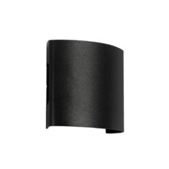 Alternative view of GLOBOSTAR® SIXOAD 60676 Μοντέρνο Φωτιστικό Τοίχου - Απλίκα LED 4W 500lm 30° AC 220-240V Αδιάβροχο IP65 Θερμό Λευκό 2700K - CREE XPE Chip & TÜV SÜD Driver - Μαύρο Ματ - Μ8.5 x Π3.5 x Υ8cm - 5 Χρόνια Εγγύηση