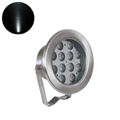 Alternative view of GLOBOSTAR® UNDERWATERJERRY 90424 Υποβρύχιο Επιφανειακό Σποτ για Σιντριβάνια/Πισίνες LED 12W 1200lm 30° DC 24V Αδιάβροχο IP68 Ψυχρό Λευκό 6000K Dimmable - Bridgelux SMD Chip - Ανοξείδωτο Ατσάλι 304 - Μ14.5 x Π7 x Υ19cm - 3 Χρόνια Εγγύηση