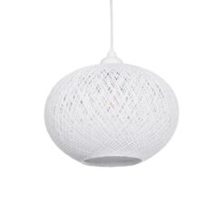 Alternative view of GLOBOSTAR® SOLEI 205-0008 Boho Κρεμαστό Φωτιστικό Οροφής με Ντουί 1 x E27 AC 220-240V IP20 - Λευκό - M30 x Π30 x Υ26cm