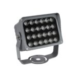 GLOBOSTAR® FLOODXENA 90132 Προβολέας Σποτ Wall Washer LED 24W 2040lm 10° AC 220-240V Αδιάβροχο IP65 Φούξια – Bridgelux SMD Chip – Γκρι Ανθρακί – Μ18 x Π13.5 x Υ18cm – 3 Χρόνια Εγγύηση