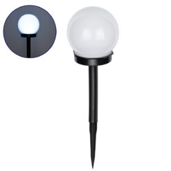 Alternative view of GLOBOSTAR® SOLARGLOBE 71472 Διακοσμητικό Φωτιστικό Κήπου LED 1W 50lm 240° DC 5V με Φωτοβολταϊκό Panel 5V 0.1W & Επαναφορτιζόμενη Μπαταρία Li-ion 3.2V 300mAh Αδιάβροχο IP65 Ψυχρό Λευκό 6000K - Μ10 x Π10 x Υ33cm - 2 Χρόνια Εγγύηση