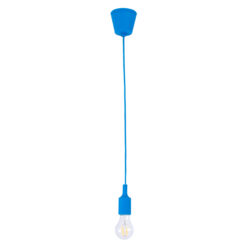 Alternative view of GLOBOSTAR® CABLITO 61558 Μοντέρνο Κρεμαστό Φωτιστικό Οροφής με Ντουί 1 x E27 AC 220-240V IP20 - Μπλε - Μ4 x Π4 x Υ110cm