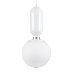 Alternative view of GLOBOSTAR® MAVERICK 00944 Μοντέρνο Κρεμαστό Φωτιστικό Οροφής με Ντουί 1 x E27 AC 220-240V IP20 - Λευκό - Μ15 x Π15 x Υ33cm