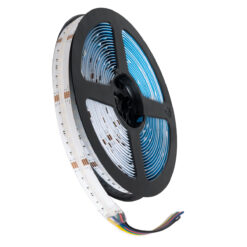 Alternative view of GLOBOSTAR® BEE 75589 Ταινία LED 18W/m 1980lm/m 120° DC 24V IP20 840 x COB Chip/m Πολύχρωμο RGBW+WW Dimmable - Sanan COB Chip - Μ500 x Π1.2 x Υ0.2cm - Ρολό 5 Μέτρων - 5 Χρόνια Εγγύηση