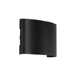 Alternative view of GLOBOSTAR® SIXOAD 60677 Μοντέρνο Φωτιστικό Τοίχου - Απλίκα LED 8W 1000lm 30° AC 220-240V Αδιάβροχο IP65 Θερμό Λευκό 2700K - CREE XPE Chip & TÜV SÜD Driver - Μαύρο Ματ - Μ12 x Π4 x Υ8cm - 5 Χρόνια Εγγύηση