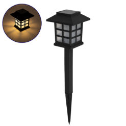 Alternative view of GLOBOSTAR® SOLARVERDE 71524 Διακοσμητικό Φωτιστικό Κήπου LED 1W 40lm 180° DC 5V με Φωτοβολταϊκό Panel 5V 0.1W & Επαναφορτιζόμενη Μπαταρία Li-ion 3.2V 300mAh Αδιάβροχο IP65 Θερμό Λευκό 2700K - Μ8.5 x Π8.5 x Υ23.5cm - 2 Χρόνια Εγγύηση