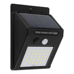 Alternative view of GLOBOSTAR® VELION 71500 Προβολέας με Ανιχνευτή PIR / Αισθητήρα Κίνησης LED 6W 300lm 120° DC 5V με Φωτοβολταϊκό Panel 5V 0.3W & Επαναφορτιζόμενη Μπαταρία Li-ion 3.2V 1200mAh Αδιάβροχο IP65 Ψυχρό Λευκό 6000K - Sanan SMD Chip - Μαύρο - Μ9.6 x Π4.8 x Υ12.4cm - 2 Χρόνια Εγγύηση