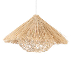 Alternative view of GLOBOSTAR® CHEOPE 01599 Boho Κρεμαστό Φωτιστικό Οροφής με Ντουί 1 x E27 AC 220-240V IP20 - Μπεζ - Μ45 x Π45 x Υ35cm