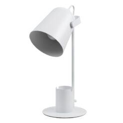 Alternative view of GLOBOSTAR® PENCASE 61564 Μοντέρνο Επιτραπέζιο Φωτιστικό Πορτατίφ με Ντουί 1 x E27 AC 220-240V IP20 - Λευκό - Μ12 x Π15 x Υ38cm