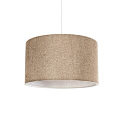 Alternative view of GLOBOSTAR® LOFTY 204-0090 Μοντέρνο Κρεμαστό Φωτιστικό Οροφής με Ντουί 1 x E27 AC 220-240V IP20 - Μπεζ - Μ37 x Π37 x Υ21cm
