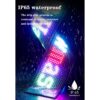 GLOBOSTAR® MATRIX GLB-106-0003 Εύκαμπτη Κυλιόμενη Ψηφιακή Επιγραφή 59.5x12cm P6 96×16 Pixel LED 10W DC 5V 2A με USB 2.0 Αδιάβροχο IP65 Πολύχρωμο RGB – Bluetooth Control μέσω iPIXEL APP – Μ59.5 x Π0.2 x Υ12cm – 2 Χρόνια Εγγύηση
