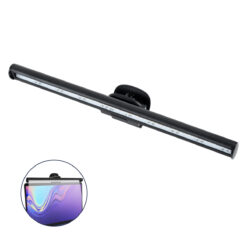 Alternative view of GloboStar® 76552 E-READING LIGHT Φωτιστικό Οθόνης με Χειριστήριο LED 5W 565lm 120° DC 5V IP20 CCT Θερμό Λευκό 2700K - Φυσικό Λευκό 4500K - Ψυχρό Λευκό 6000K Dimmable Μαύρο Πλαστικό Μ26 x Π4.5 x Υ4.5cm - 2 Xρόνια Εγγύηση