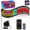 GLOBOSTAR® MATRIX GLB-106-0011 Εύκαμπτη Κυλιόμενη Ψηφιακή Επιγραφή 93x20cm P4.5 192×32 Pixel LED 20W AC 220-240V Αδιάβροχο IP65 Πολύχρωμο RGB – Bluetooth Control μέσω iPIXEL APP – Μ93 x Π0.4 x Υ20cm – 2 Χρόνια Εγγύηση