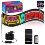 GLOBOSTAR® MATRIX GLB-106-0011 Εύκαμπτη Κυλιόμενη Ψηφιακή Επιγραφή 93x20cm P4.5 192×32 Pixel LED 20W AC 220-240V Αδιάβροχο IP65 Πολύχρωμο RGB – Bluetooth Control μέσω iPIXEL APP – Μ93 x Π0.4 x Υ20cm – 2 Χρόνια Εγγύηση
