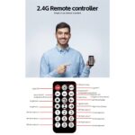 GLOBOSTAR® MATRIX GLB-106-0012 Εύκαμπτη Κυλιόμενη Ψηφιακή Επιγραφή 145x28cm P7 192×32 Pixel LED 20W AC 220-240V Αδιάβροχο IP65 Πολύχρωμο RGB – Bluetooth Control μέσω iPIXEL APP – Μ145 x Π0.4 x Υ28cm – 2 Χρόνια Εγγύηση