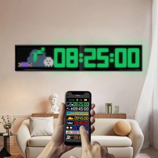 GLOBOSTAR® MATRIX GLB-106-0012 Εύκαμπτη Κυλιόμενη Ψηφιακή Επιγραφή 145x28cm P7 192×32 Pixel LED 20W AC 220-240V Αδιάβροχο IP65 Πολύχρωμο RGB – Bluetooth Control μέσω iPIXEL APP – Μ145 x Π0.4 x Υ28cm – 2 Χρόνια Εγγύηση