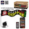 GLOBOSTAR® MATRIX GLB-106-0013 Εύκαμπτη Κυλιόμενη Ψηφιακή Επιγραφή 192x28cm P7 256×32 Pixel LED 40W AC 220-240V Αδιάβροχο IP65 Πολύχρωμο RGB – Bluetooth Control μέσω iPIXEL APP – Μ192 x Π0.4 x Υ28cm – 2 Χρόνια Εγγύηση