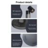 GLOBOSTAR® DESTINY GLB-106-0019 Επιτραπέζιο Φωτιστικό Πορτατίφ με RF Ασύρματο Χειριστήριο & Λειτουργία μέσω WiFi APP LED 10W 600lm 180° AC 220-240V IP20 Πολύχρωμο RGB Dimmable – Sanan SMD Chip – Μαύρο – Μ14 x Π14 x Υ40.5cm – 2 Χρόνια Εγγύηση