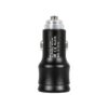 GLOBOSTAR® MATRIX GLB-106-0025 Τροφοδοτικό/Φορτιστής Αυτοκινήτου με 1 x USB 2.4A & 1 x USB-C 2.4A για Εύκαμπτη Κυλιόμενη Ψηφιακή Επιγραφή 12W AC 220-240V σε DC 5V IP20 – Μ6.6 x Π2.8 x Υ2.8cm – 2 Χρόνια Εγγύηση