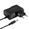 GLOBOSTAR® VOLTIX GLB-107-0001 Τροφοδοτικό/Μετασχηματιστής Class II SELV 12W 1A AC 220-240V σε DC 12V IP20 – Μαύρο Ματ – Μ7.3 x Π4 x Υ2.8cm – 3 Χρόνια Εγγύηση