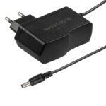 GLOBOSTAR® VOLTIX GLB-107-0001 Τροφοδοτικό/Μετασχηματιστής Class II SELV 12W 1A AC 220-240V σε DC 12V IP20 – Μαύρο Ματ – Μ7.3 x Π4 x Υ2.8cm – 3 Χρόνια Εγγύηση