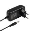 GLOBOSTAR® VOLTIX GLB-107-0002 Τροφοδοτικό/Μετασχηματιστής Class II SELV 24W 2A AC 220-240V σε DC 12V IP20 – Μαύρο Ματ – Μ8 x Π4.2 x Υ2.8cm – 3 Χρόνια Εγγύηση
