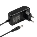 GLOBOSTAR® VOLTIX GLB-107-0002 Τροφοδοτικό/Μετασχηματιστής Class II SELV 24W 2A AC 220-240V σε DC 12V IP20 – Μαύρο Ματ – Μ8 x Π4.2 x Υ2.8cm – 3 Χρόνια Εγγύηση