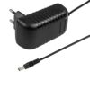 GLOBOSTAR® VOLTIX GLB-107-0002 Τροφοδοτικό/Μετασχηματιστής Class II SELV 24W 2A AC 220-240V σε DC 12V IP20 – Μαύρο Ματ – Μ8 x Π4.2 x Υ2.8cm – 3 Χρόνια Εγγύηση
