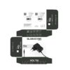 GLOBOSTAR® VOLTIX GLB-107-0005 Τροφοδοτικό/Μετασχηματιστής Class II SELV 12W 0.5A AC 220-240V σε DC 24V IP20 – Μαύρο Ματ – Μ7.3 x Π4 x Υ2.8cm – 3 Χρόνια Εγγύηση